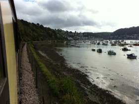 Train and harbour