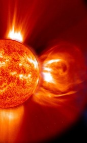 Sun storm