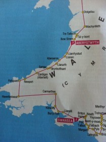 Day 9 Swansea to Aberystwyth