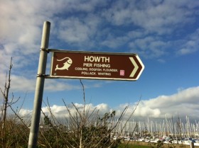 Howth brown sign