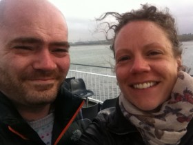 Us on ferry