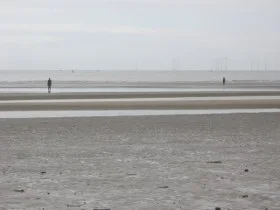 Lonley men at the seaside