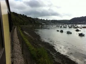 Train and harbour Train and harbour